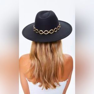 NWT Black boho hat